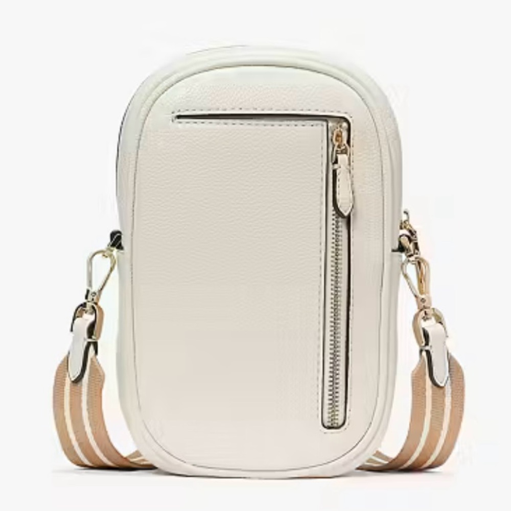 KATE SPADE Rosie Faux Shearling North South Crossbody Handbag NWT - Picture 5 of 16